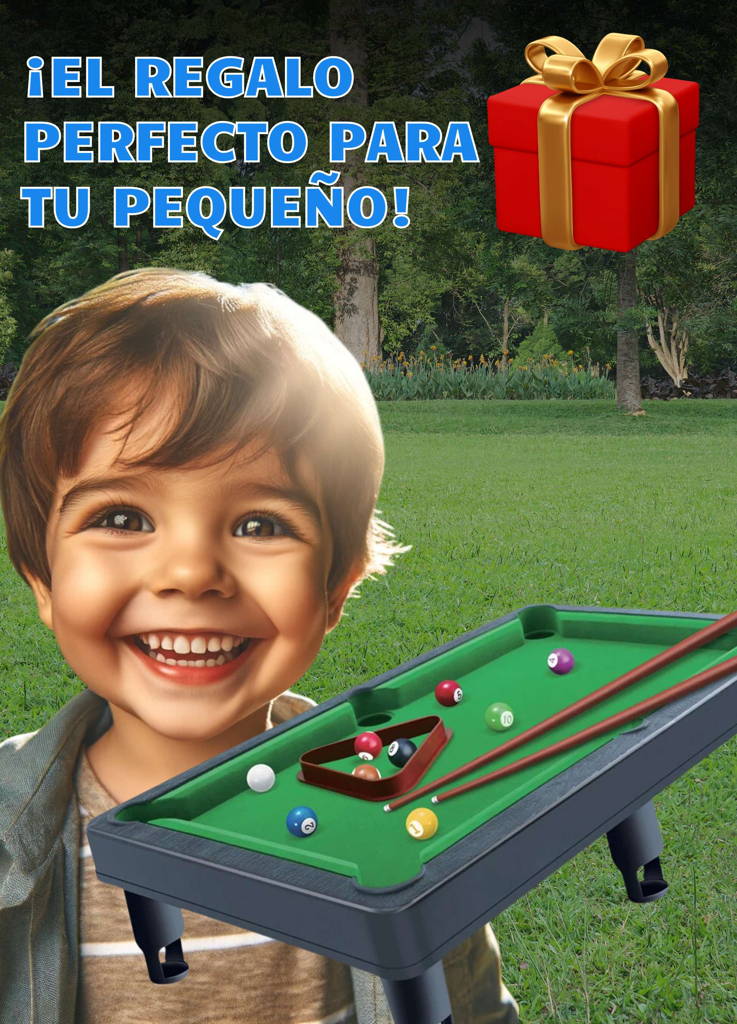 mini billar de luxe- juego de mesa- muy buen es - Acheter Jeux de société  anciens sur todocoleccion